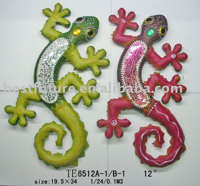 كيفية قتل البرص - كيف تتخلص ست البيت من البرص المزعج Polyresin Mosaic Gecko Gecko Decoration Glass Gecko