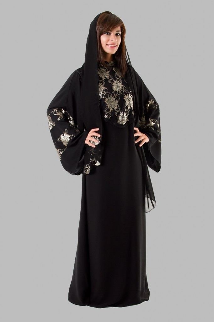 عبايات اسلامية - صور عبايات مفيش اشيك من كده محتشمة 2Www-Fatakat Ar-Com Beautiful Embroidered Abaya Designs 2014