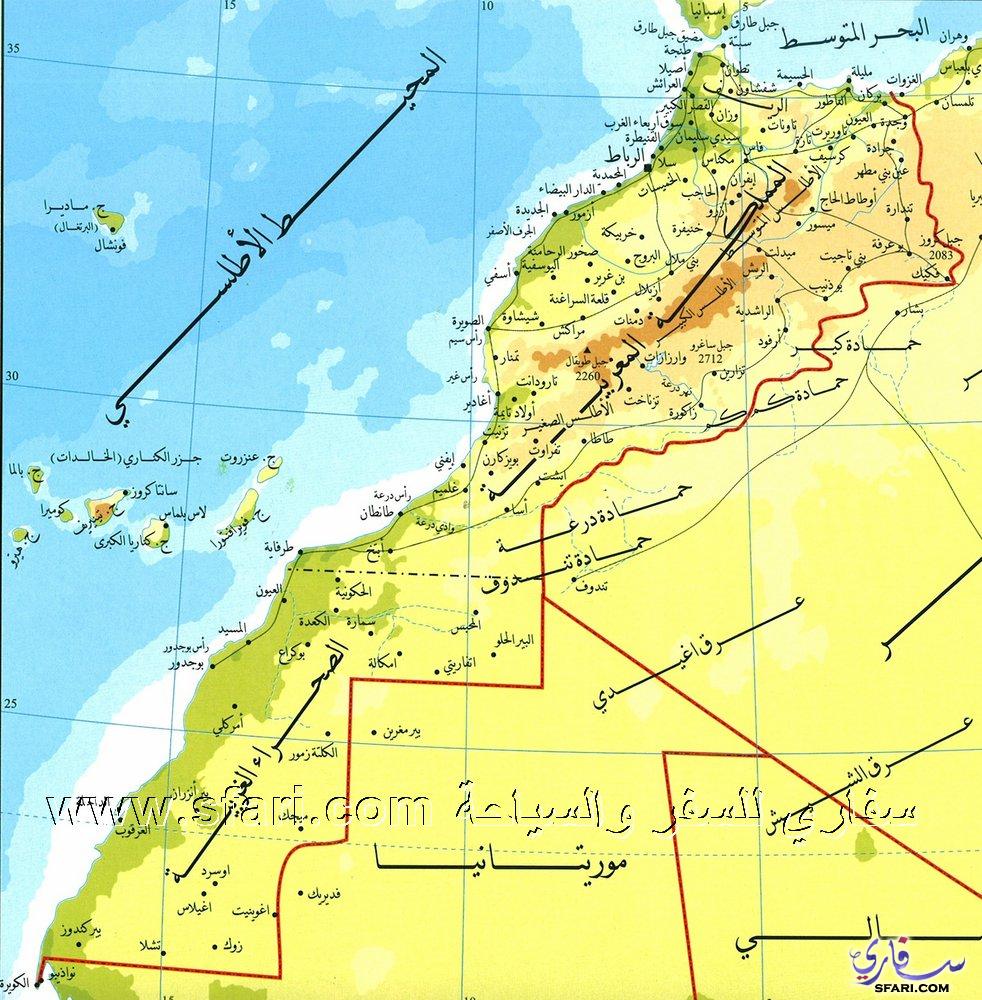 خريطة مدن المغرب - عدد سكان مدن المغرب بالصورة 20 1916