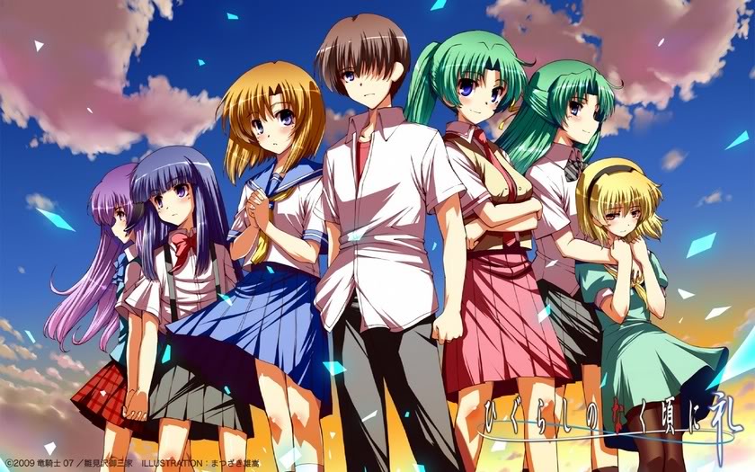 هيا نحضر الفشار لمشاهدة ممتعة - انمي مدبلج انجليزي مترجم عربي Higurashi