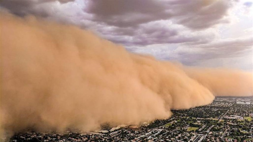 تفسير حلم الرياح القوية مع الغبار , رؤية الرياح القوية مع الغبار في المنام